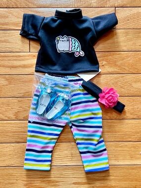 🐈NWT Purrmaid (Cat mermaid) doll outfit with shoes & matching headband!!